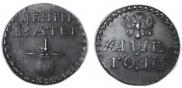 Beard token coin 1705 year