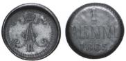 1 penni 1865 year