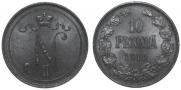 10 pennia 1910 year