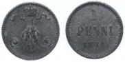 1 penni 1874 year