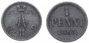 1 penni 1865 year