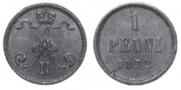 1 penni 1872 year