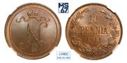 10 pennia 1911 year