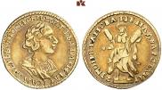 2 roubles 1723 year