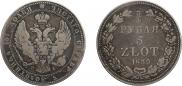 3/4 roubles - 5 złotych 1839 year