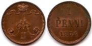 1 penni 1876 year