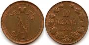 10 pennia 1908 year