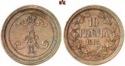 10 pennia 1863 year