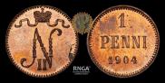 1 penni 1904 year