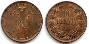 10 pennia 1911 year