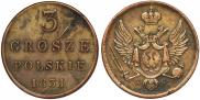 3 grosze 1831 year