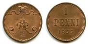 1 penni 1875 year