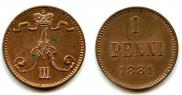 1 penni 1881 year