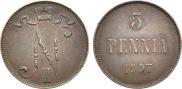 5 pennia 1907 year