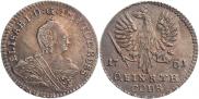 1/6 Thaler 1761 year