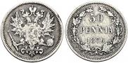 50 pennia 1876 year