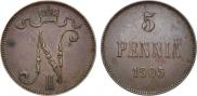 5 pennia 1905 year