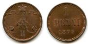 1 penni 1875 year