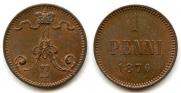 1 penni 1876 year