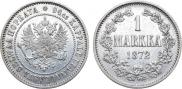 1 markka 1872 year