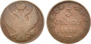 3 grosze 1839 year