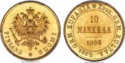 10 markkaa 1905 year