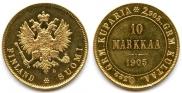 10 markkaa 1905 year