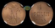 1 penni 1895 year