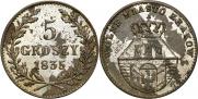 5 groszy 1835 year