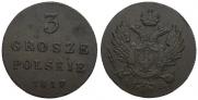 3 grosze 1817 year