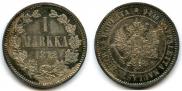 1 markka 1872 year