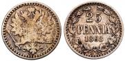 25 pennia 1868 year