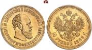 10 roubles 1889 year