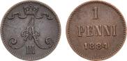 1 penni 1884 year