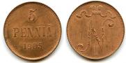 5 pennia 1905 year