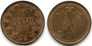 10 pennia 1895 year