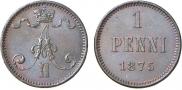 1 penni 1875 year