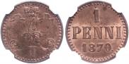 1 penni 1870 year