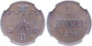 1 penni 1876 year