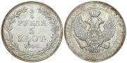 3/4 roubles - 5 złotych 1840 year