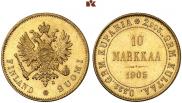 10 markkaa 1905 year