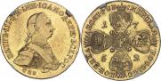 10 roubles 1762 year