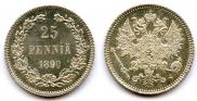 25 pennia 1890 year