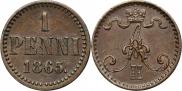 1 penni 1867 year