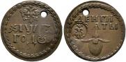 Beard token coin 1705 year