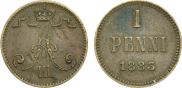 1 penni 1883 year