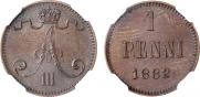 1 penni 1882 year