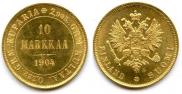 10 markkaa 1904 year