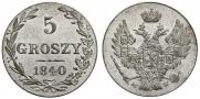 5 groszy 1840 year