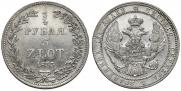 3/4 roubles - 5 złotych 1833 year